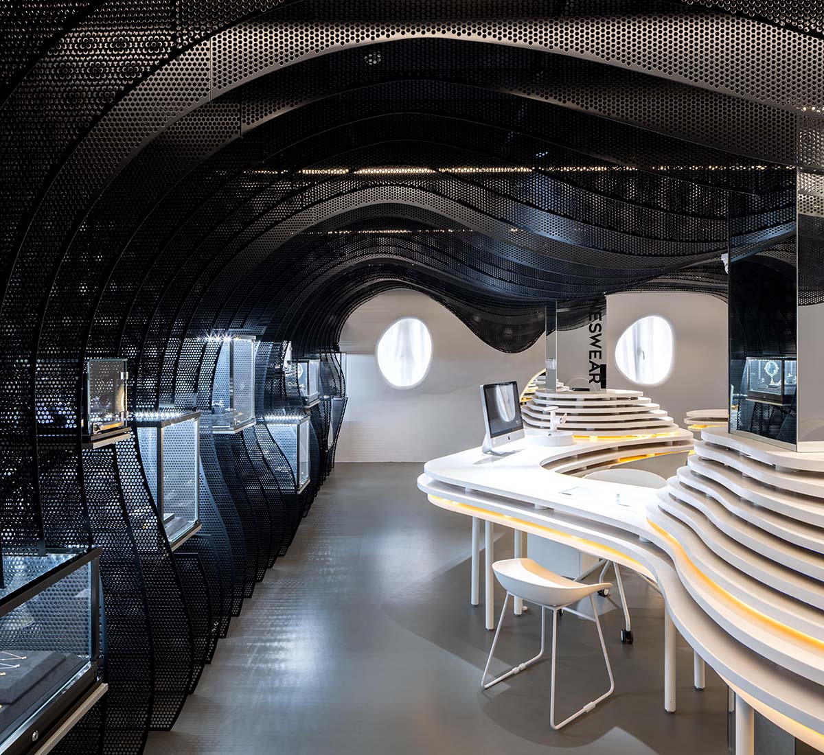 上海梵誓珠寶上生新所店,平介設計,上海珠寶店設計,零售店設計,平介設計作品,上海體驗店設計,項目投稿